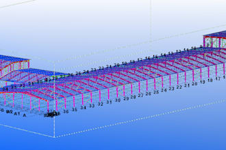 do steel building bim and drawing using tekla