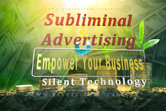 create a subliminal advertising messages for your business