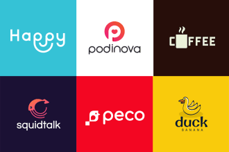 do 3 minimalist logo designs with brand identity