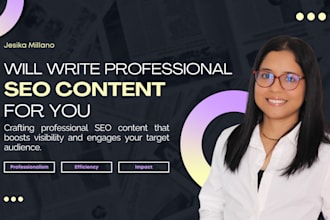 write SEO optimized content for your website
