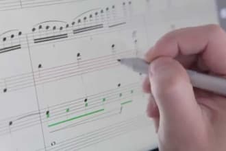 do a sheet music transcription for you
