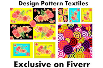 professionally design amazing pattern textiles of anything