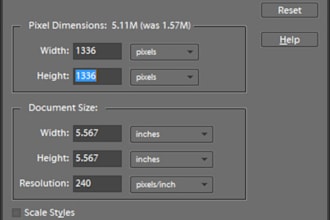 change the image size and file format for 10 images
