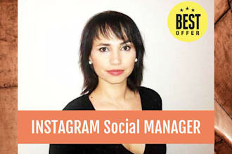 be your instagram promotion manager for massive growth