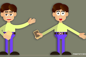 design unique vector or flat art
