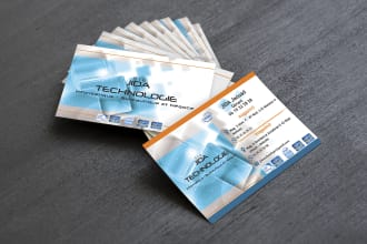 design clean 2 business card within 24 hrs