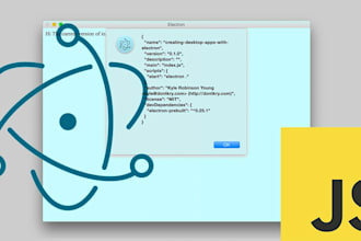 make electron js desktop application