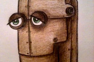 draw a cartoon character