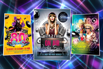 design all kind of event,club,party flyer within 12 hours