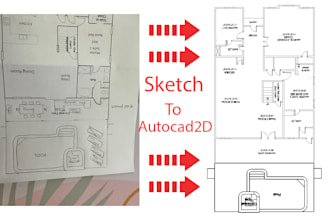 draw 2d floor plan architecture interior