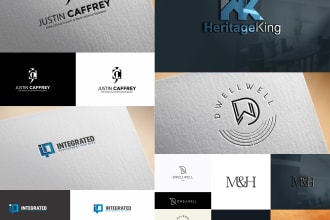 design a professional monogram or initial letter logo