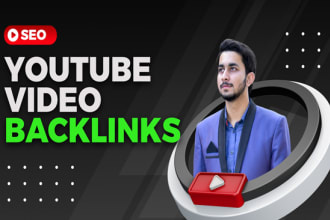 do youtube viral SEO with 60 high quality backlinks