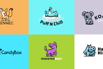 create simple mascot logo