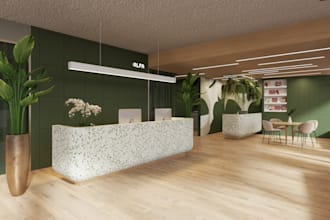 do 3d rendering for medical center, clinic and healthcare