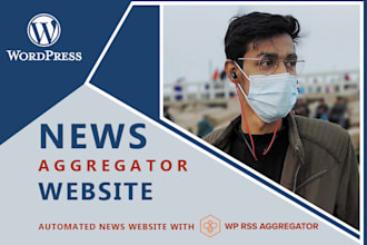 create automated news website with RSS aggregator