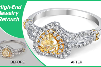 do jewelry retouching to enhance your sales