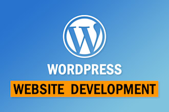 create and design wordpress website