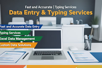 do professional data entry and typing services at low price