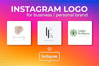 design a logo for your instagram business, page