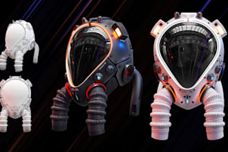 do 3d modeling, stl for 3d printing and rendering