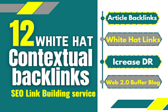 do white hat USA contextual backlinks for increase DR