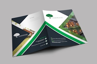 design a modern presentation folder for you