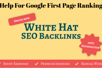 do SEO, backlinks and link building to help google ranking