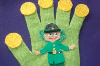 make a Fingerplay Glove Puppet for use in your classroom