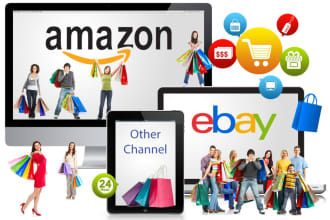 post items on amazon and ebay with SEO and optimization