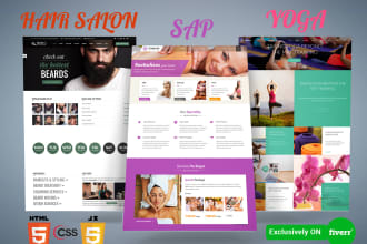 do hair extension, barbershop, beauty salon, spa makeup websites