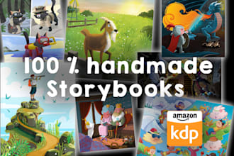 illustrate amazing handmade children storybooks