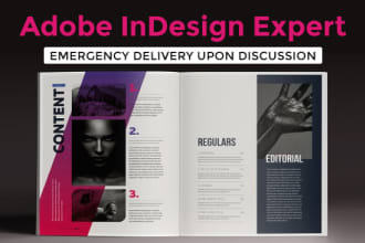 deliver adobe indesign flyer brochure documents