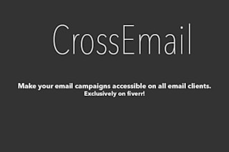 convert your image or psd to a cross email html for your campaigns