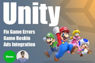 fix bugs and errors in your unity game professionally
