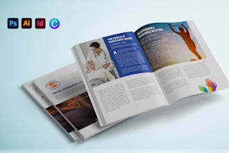 design professional brochures, proposals, magazines, etc
