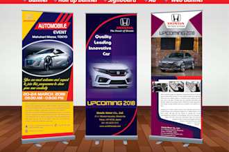 do banner design for you