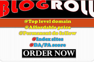 give blogroll on 100xsites top level domain