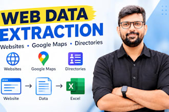 do web scraping, data extraction and data collection