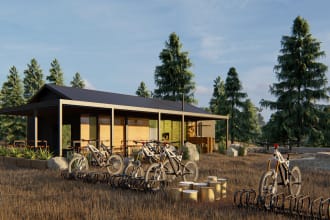 create awesome architectural model and 3d rendering