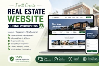 create a professional real estate website using houzez and homey