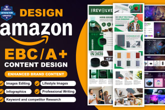create top selling amazon listing images, ebc content, a plus content