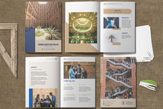 design pro annual report, company profile, brochure