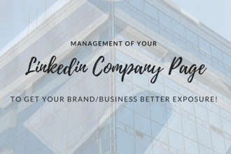 manage your linkedin page to get you better outreach