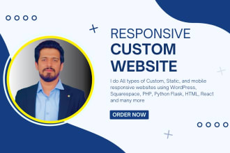 develop responsive website and designs