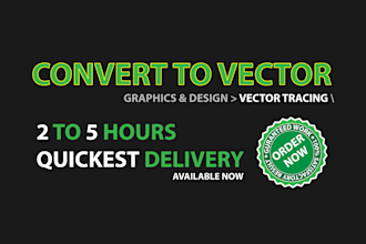 vector trace, convert logo to vector, vectorize