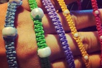 make you a bamboo/hemp cord bracelet or anklet