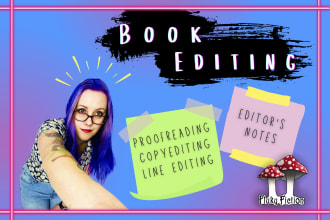 professionally edit your fiction story or book of any genre