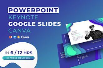create your powerpoint presentation, keynote, google slides, canva