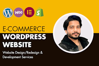 create, design, develop or redesign wordpress website or online store