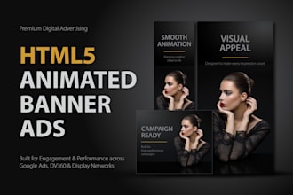 design HTML5 animated banner ads